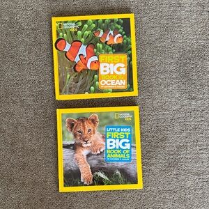 National Geographic First Big Book Sets: Ocean and Animals
